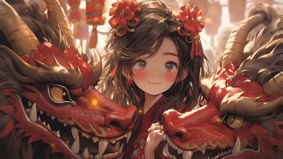 喜庆舞龙（非主题）