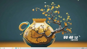 古风简约小清新桌面主题