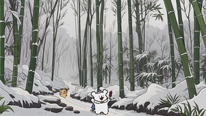 竹林小狗