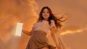 清纯长发少女