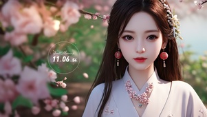春日樱花少女