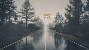 治愈下雨天公路