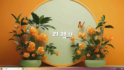 小清新树木桌面主题