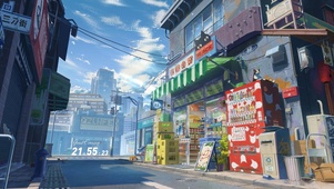 日式街道小商店