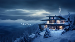 雪山小屋