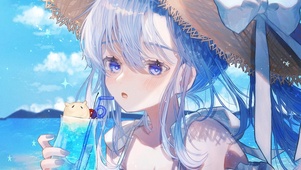 蓝瞳少女