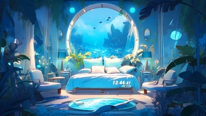 治愈 海底房间