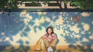 街角猫咪女孩