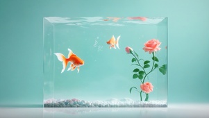 玫瑰与金鱼