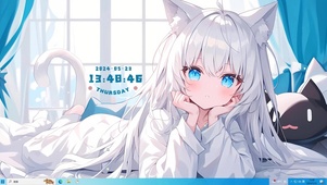 白发猫耳萝莉