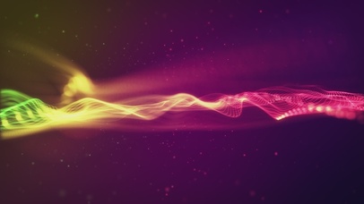 唯美梦幻绚丽光晕粒子