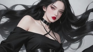 气质炫酷个性美女