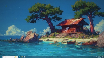 松间听海-桌面主题