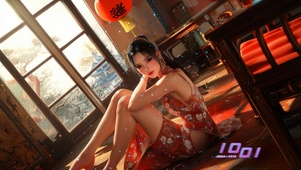 气质如同夏日的微风，轻柔而愉悦