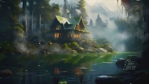 护眼森林小屋