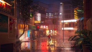 回家的路上