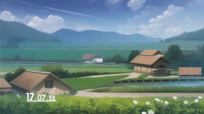 护眼乡村景色
