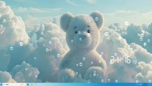 可爱萌宠小熊主题