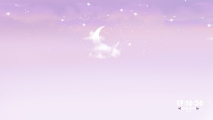 浪漫夜空 鼠标粒子