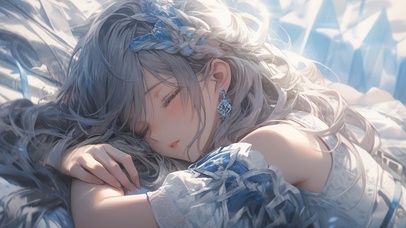 熟睡的少女
