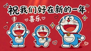 哆啦A梦-好在新的一年