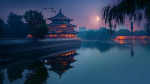 夜弦映月牙