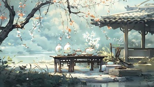 梨花小亭（惬意）