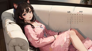 慵懒的猫