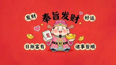 财神到奉旨发财