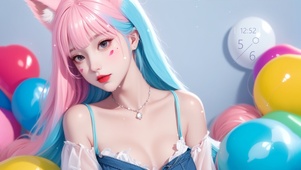 彩虹少女呀