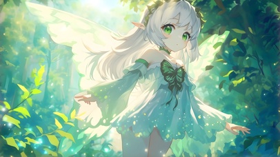 林间蝴蝶小精灵