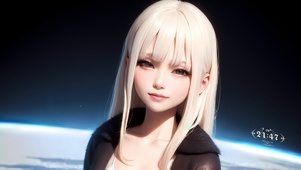 清纯金发少女