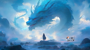 云雾蓝龙少年