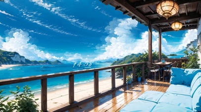 4k大海边的阁楼