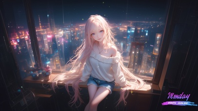 她的笑容如同温暖的阳光