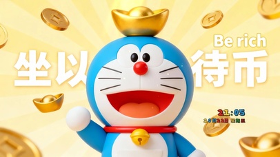 治愈哆啦A梦（坐以待币）