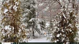 古风雪景主题壁纸