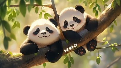 呆萌国宝熊猫