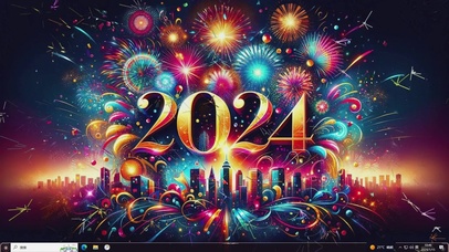 2024新年烟花—【主题桌面】