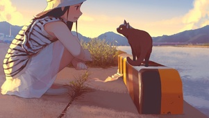 少女与猫