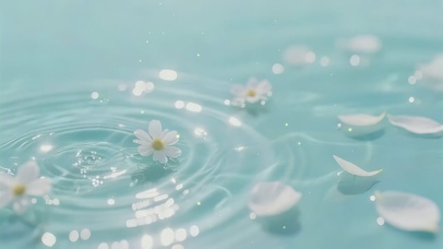 涟漪轻漾，温柔满溢