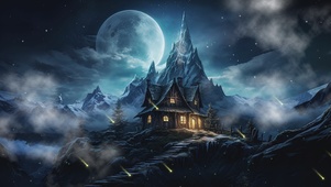 游戏场景夜景