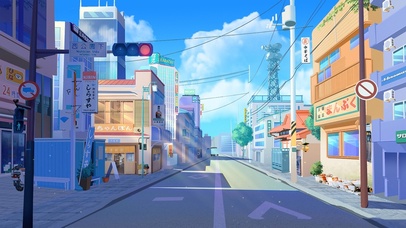 4K唯美治愈清新日系街道