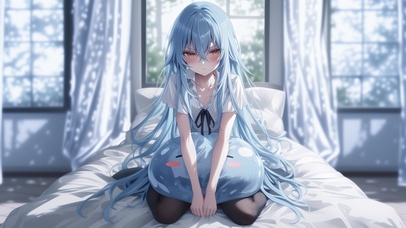 雪墨壁纸丨利姆露丨晨蓝静影丨