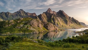 4K 黄昏自然山水