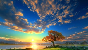夕阳美景