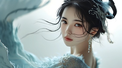 蓝色仙姬仙女神女美女11