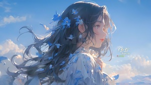 可爱的女孩