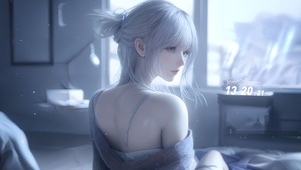 唯美梦幻房间美女