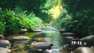 小溪潺潺